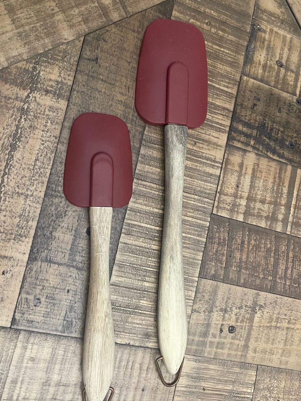 Paula Deen Signature Kitchen Tools Wooden Silicone Spatula Set
